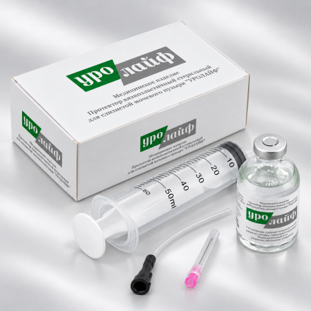 UROLIFE protector of the bladder mucous membrane(solute + catheter and syringe)